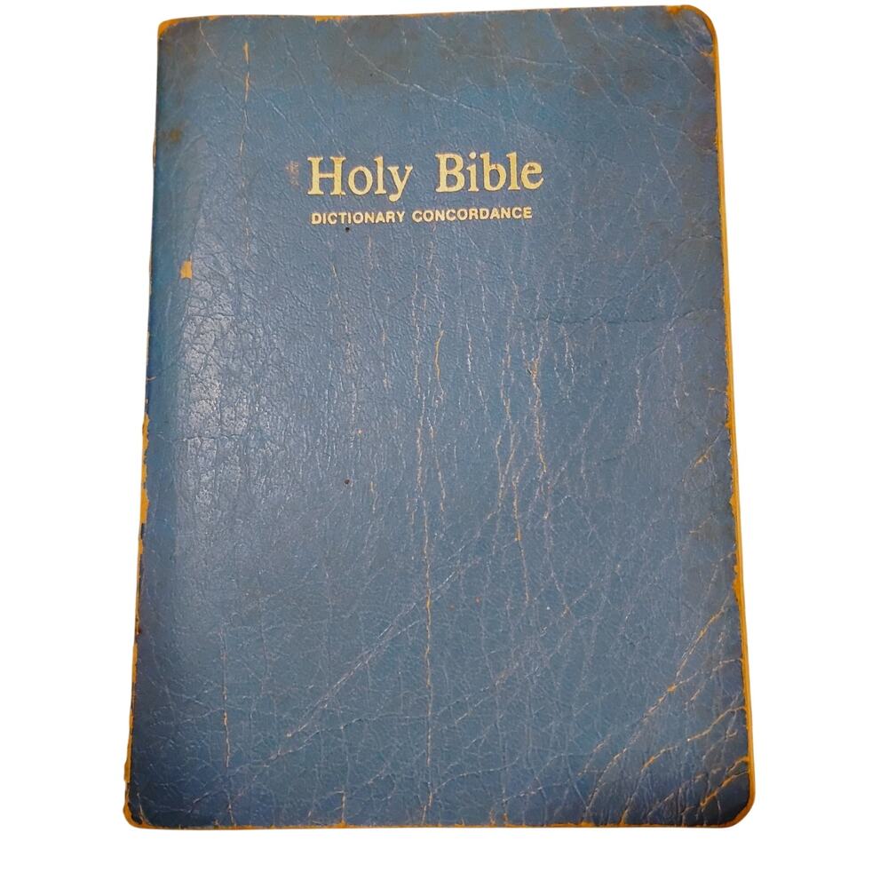 VTG Holy Bible Dictionary Concordance Paperback Old New Testament KJV 1970